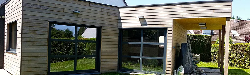 Extensions bois rez de chaussée