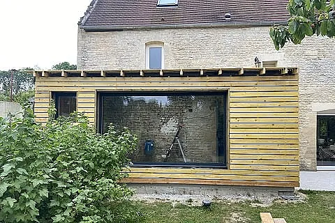 Extensions bois rez de chaussée